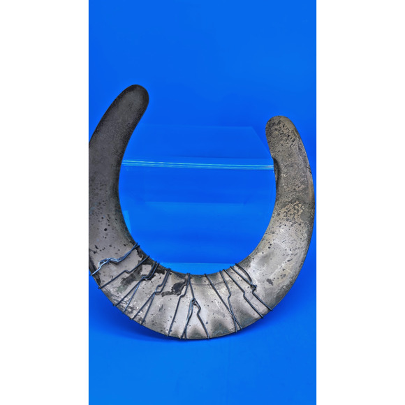 Vintage Tribal Elephant Collar Necklace Bone Brass Boho Ethnic Statement - Picture 12 of 12